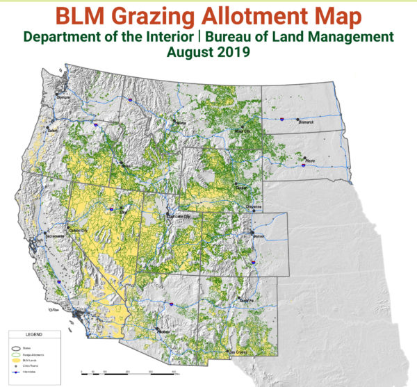 2019 BLM Grazing Allotment Map Western Watersheds Project